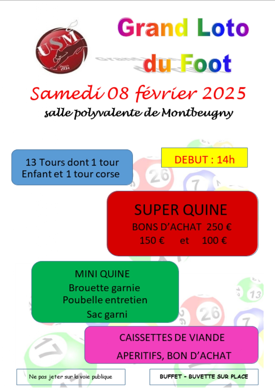 Loto de l'US Montbeugny Football