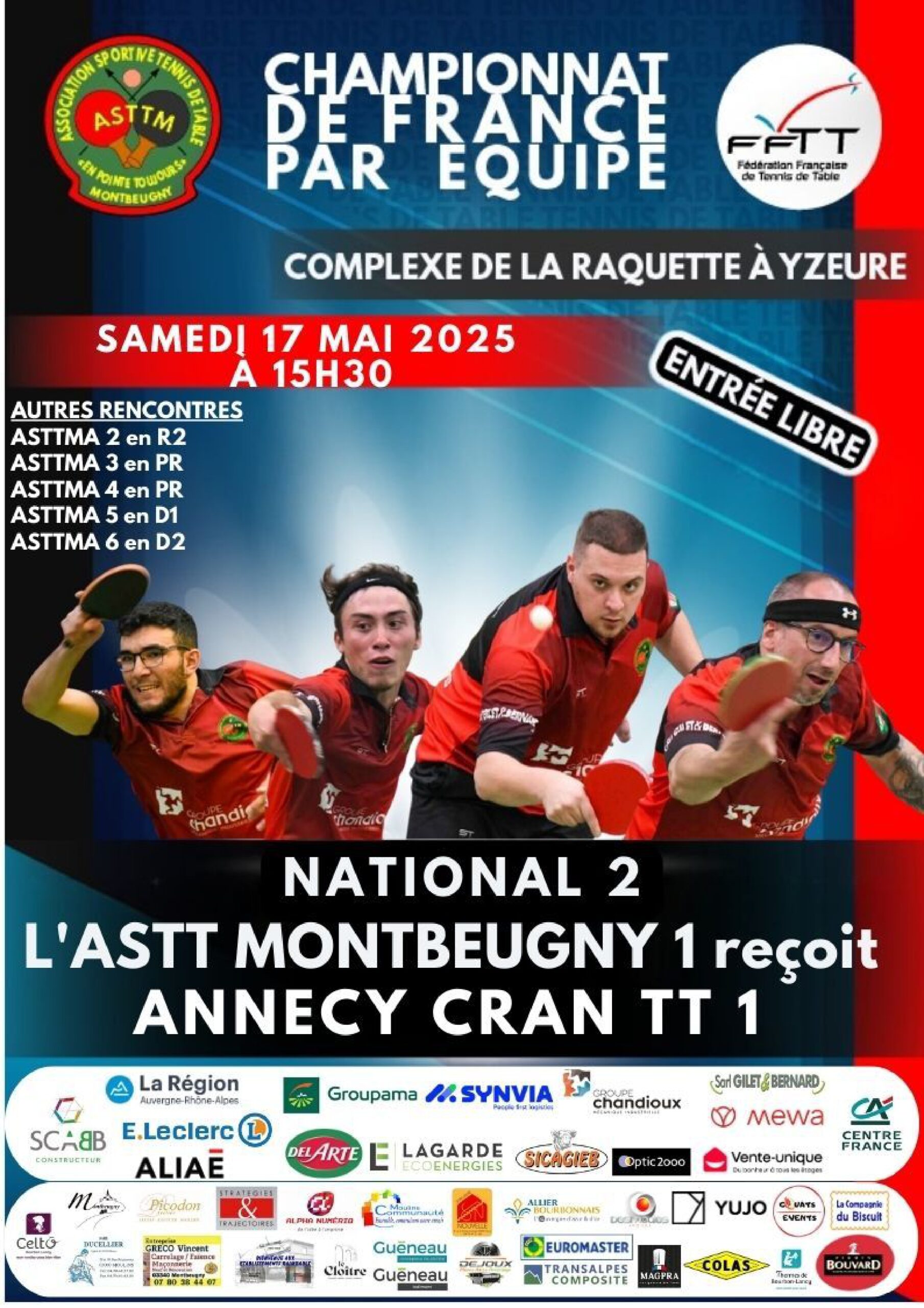 Match de l'A.S.T.T.M.A