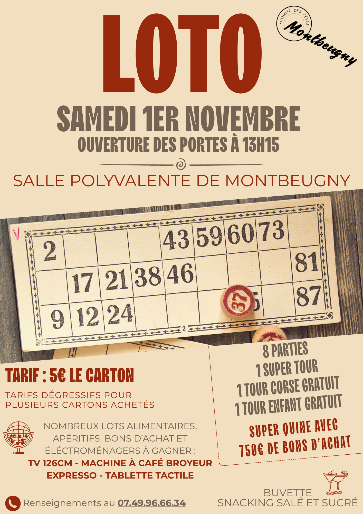 Loto du Comité des Fêtes