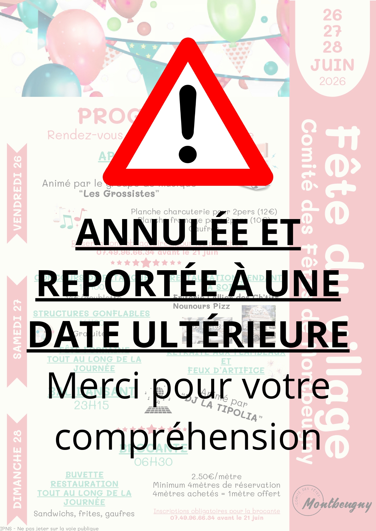 Fête du village du Comité des Fêtes