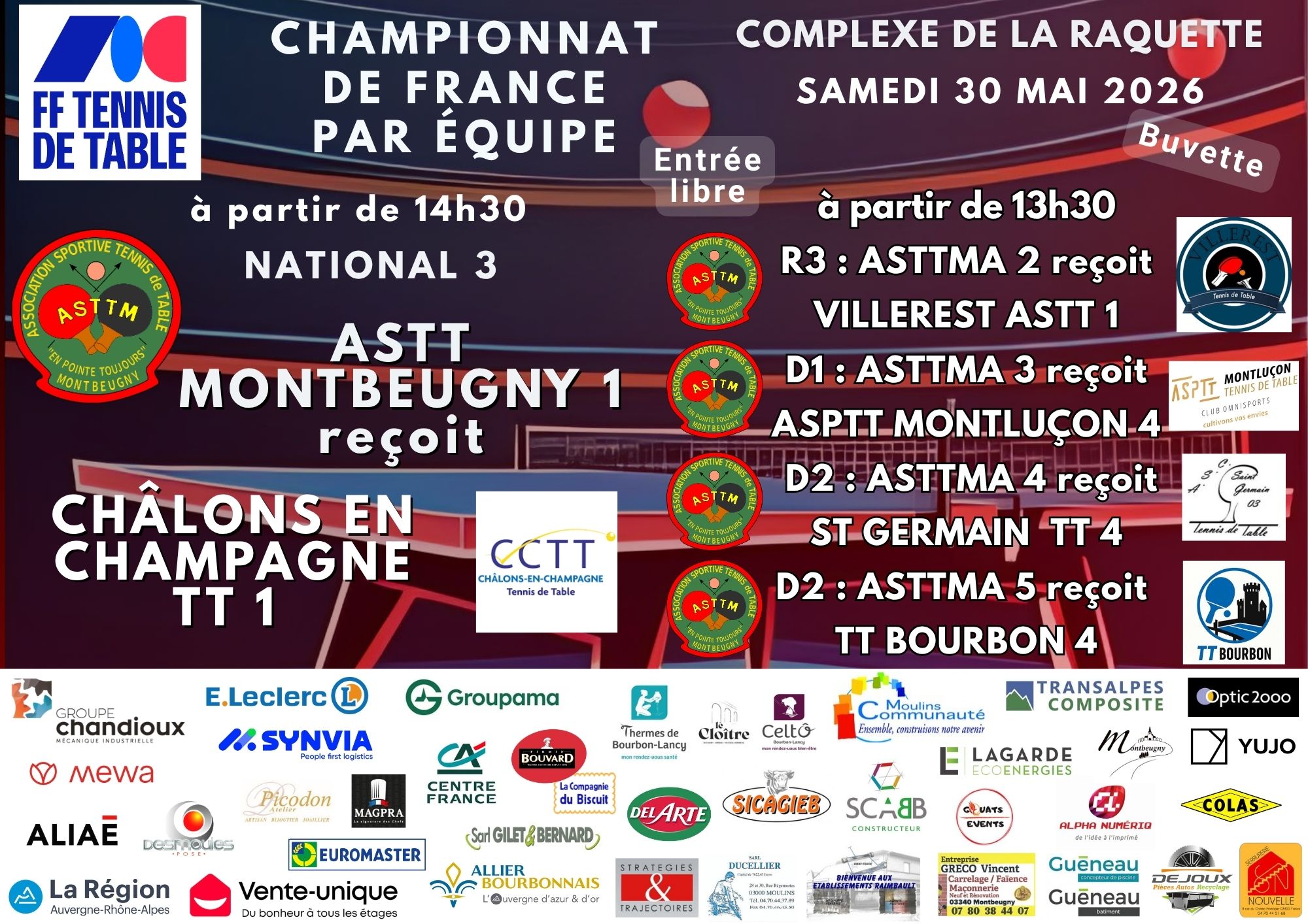 Rencontres de l'A.S.T.T.M.A