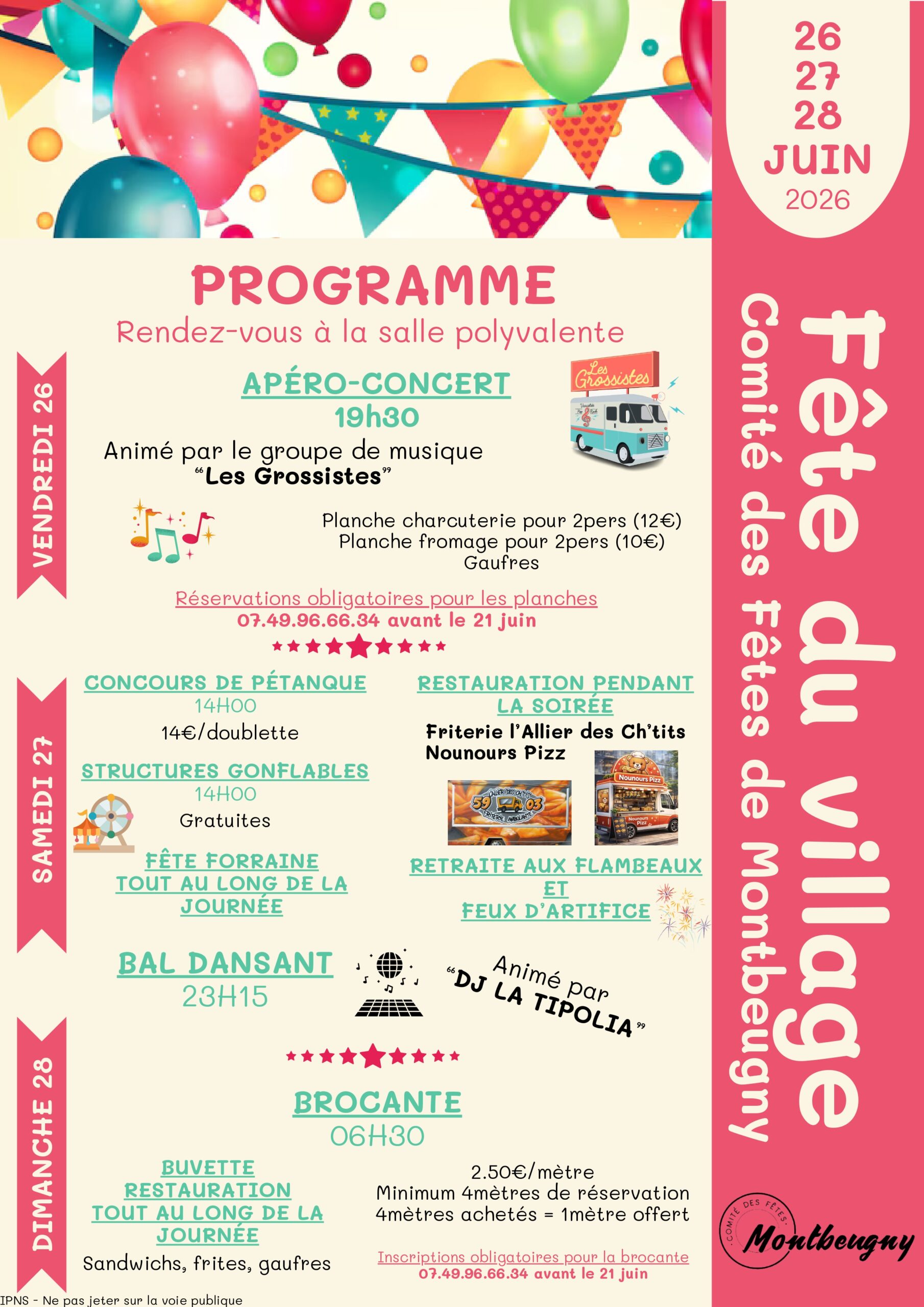 Fête du village du Comité des Fêtes