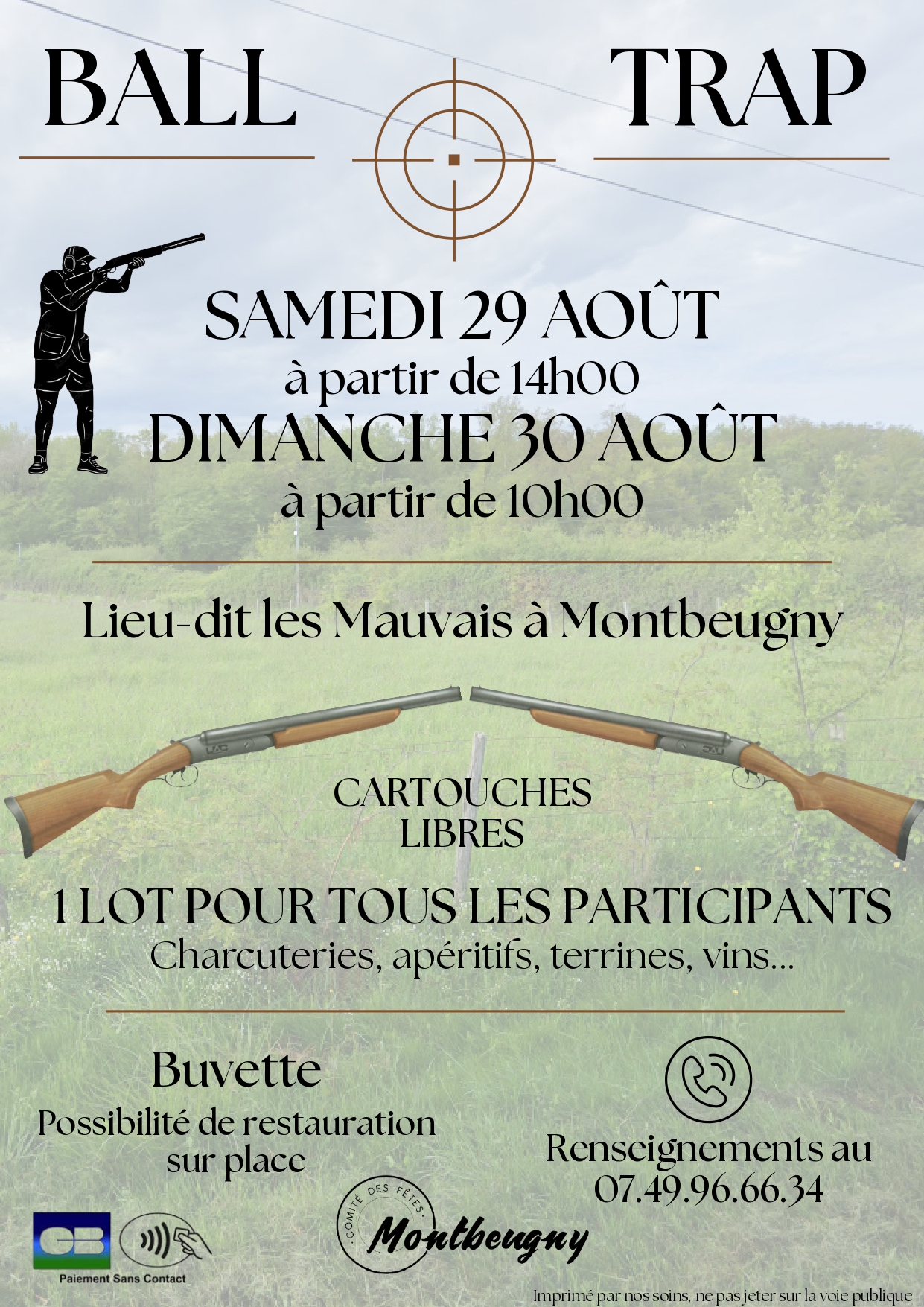 Ball-Trap du Comité des Fêtes de Montbeugny