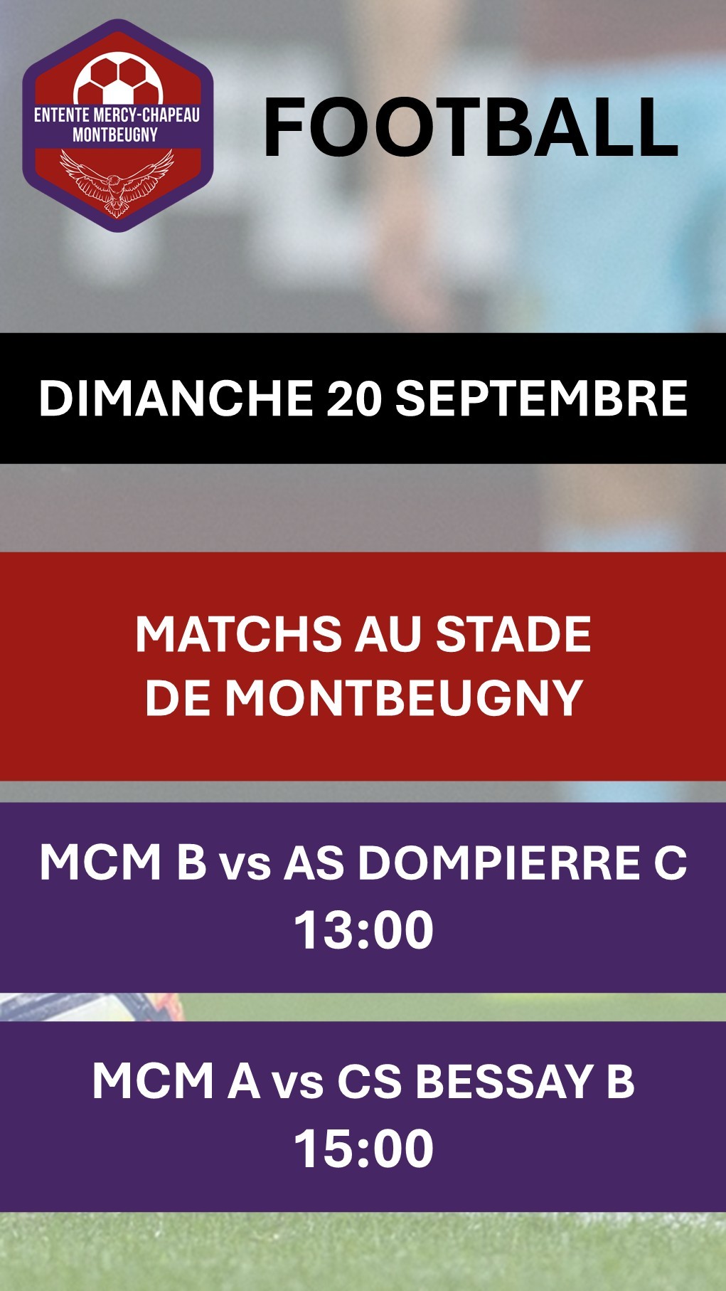 Rencontres de l'entente Mercy-Chapeau-Montbeugny