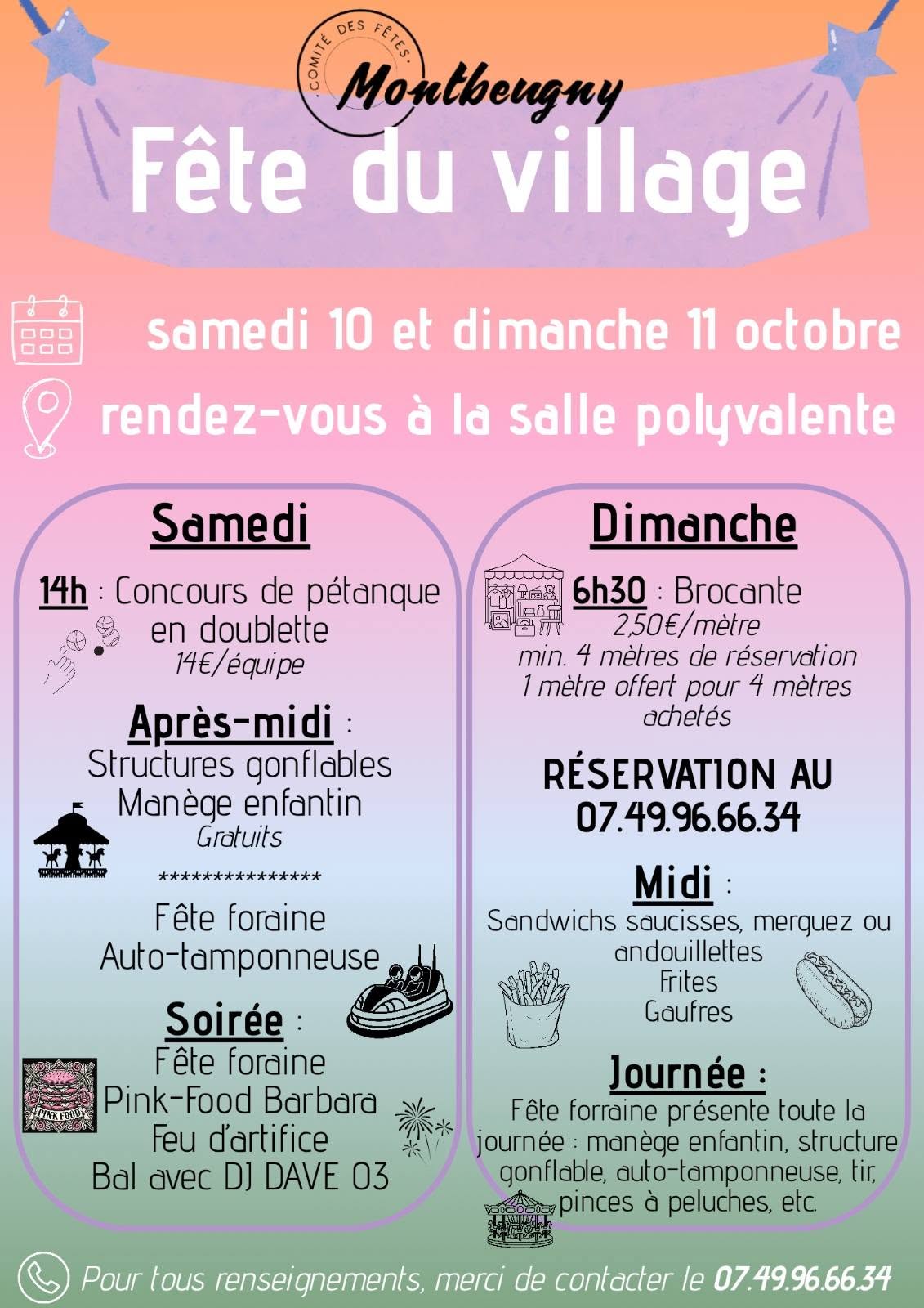 Fête du village du Comité des Fêtes