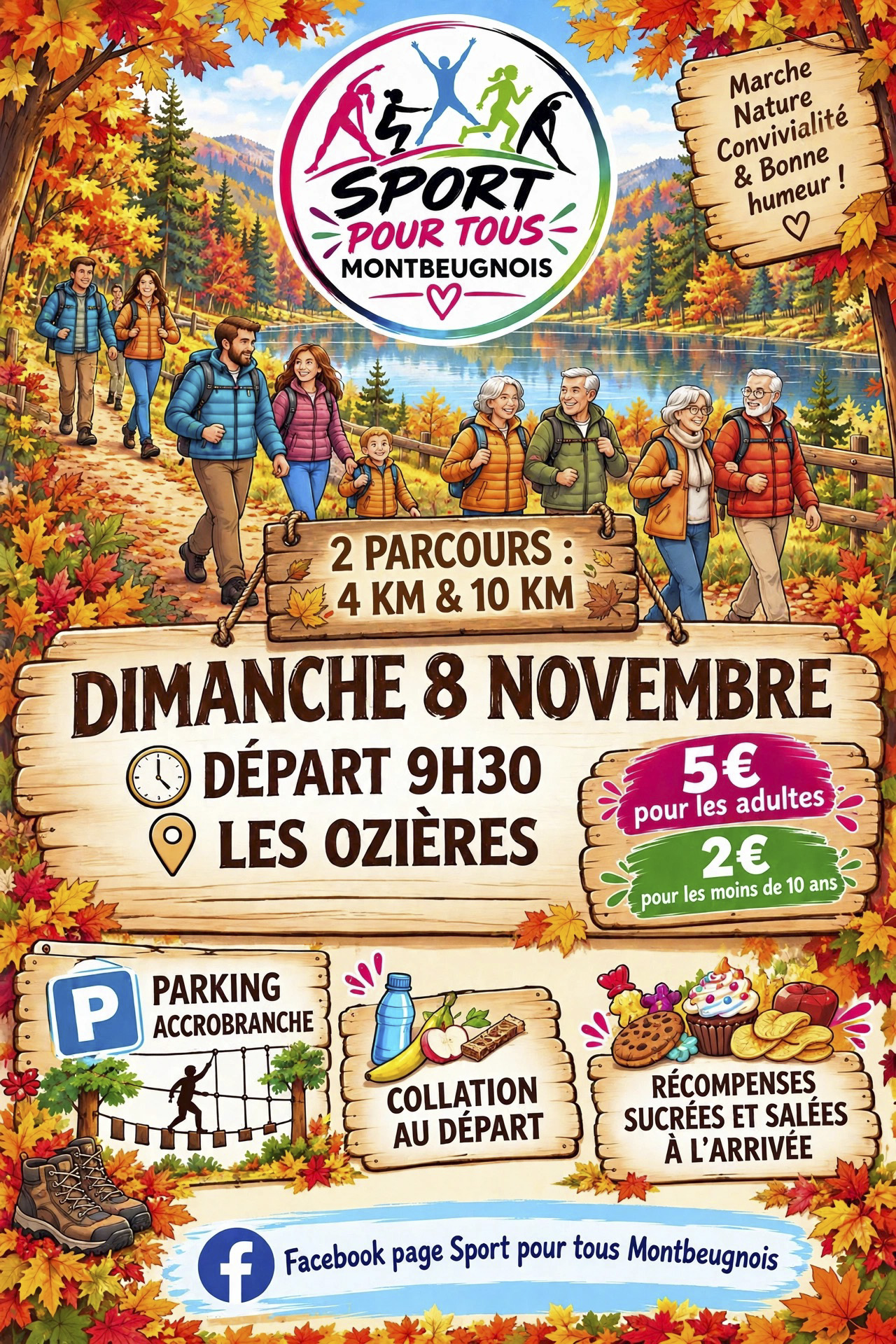 Marche de Sport Pour Tous Montbeugnois